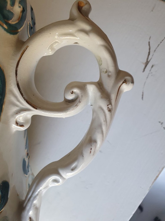 Image 1 of Antique Flowerpot Nimy (Belgium) – Rococo Style – ca. 1900