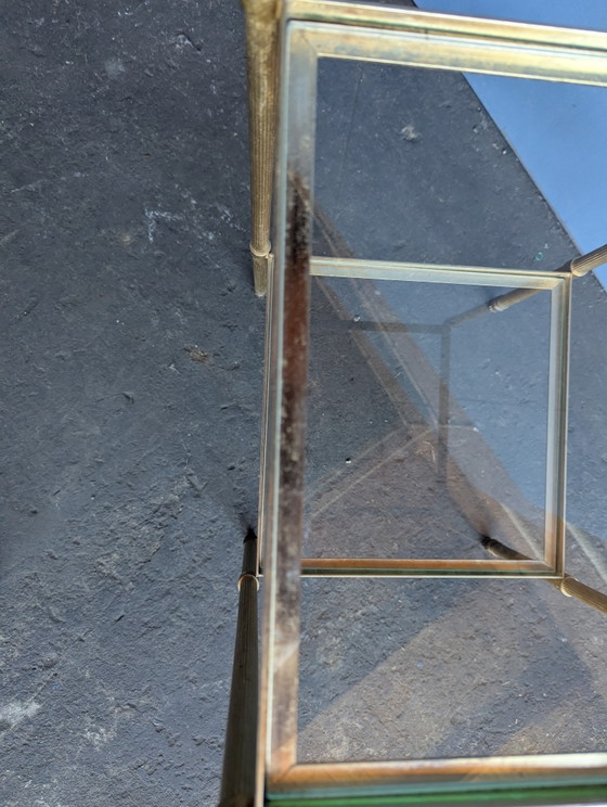 Mesa auxiliar – Maison Jansen, Mesas auxiliares, Bronze, Glass (photo 10 of 14)