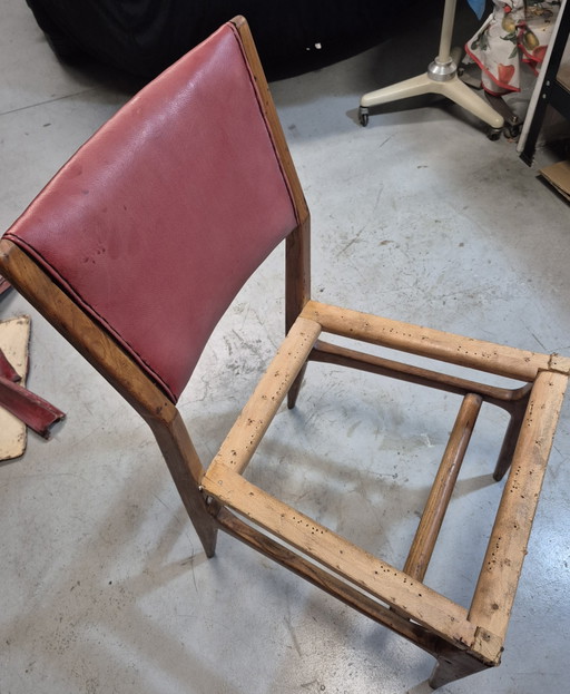 Cátedra Gio' Ponti – Gio Ponti, eetkamerstoelen, Wood, Skai (photo 2 of 6)