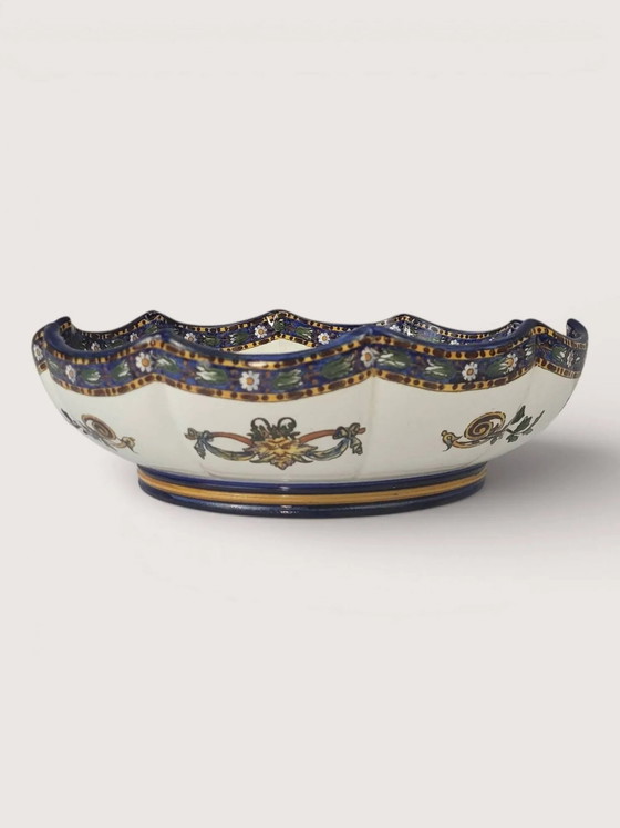Melon dish in Gien earthenware, 19th century – Bowls, Porcelain, Renaissance (photo 6 of 12)