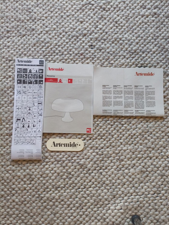 Artemide Nessino Table Lamp, orange, Plastic (photo 4 of 7)