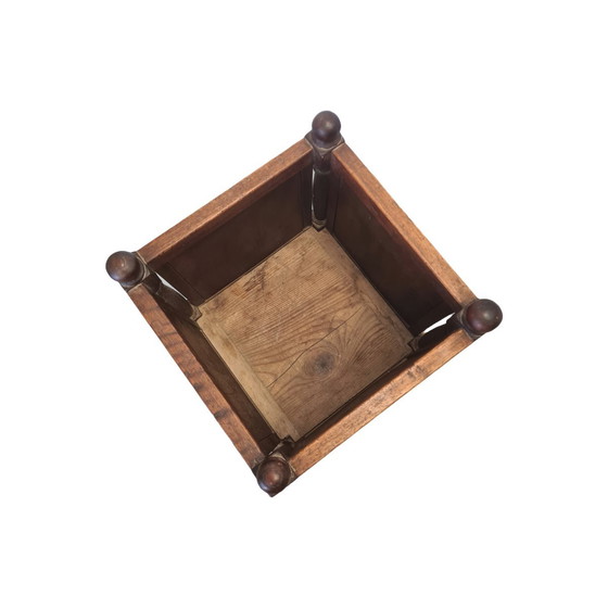 Image 1 of Antiker französischer Pflanzkübel aus Mahagoni, 1. Hälfte 19.