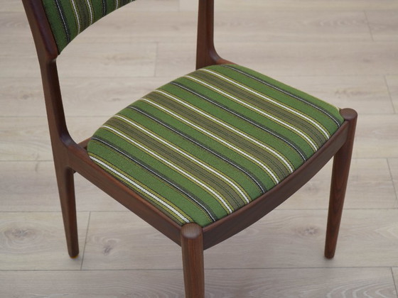 Image 1 of Juego de dos sillas de teca, diseño danés, década de 1970, fabricadas en Dinamarca.