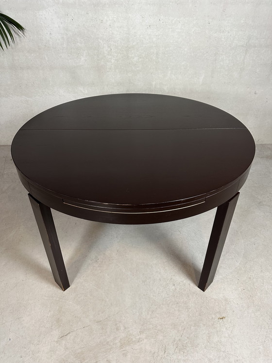 Image 1 of Adjustable vintage dining table (round/oval) - 1970s