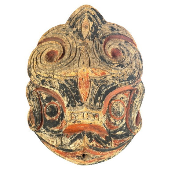 Image 1 of Carved Singa panel - Batak, North Sumatra, 1950s-70s