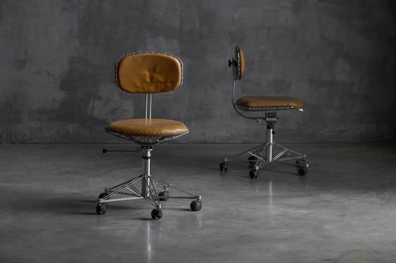 Image 1 of Beaubourg Bürostuhl von Michel Cadestin & Georges Laurent, Frankreich, 1970er Jahre