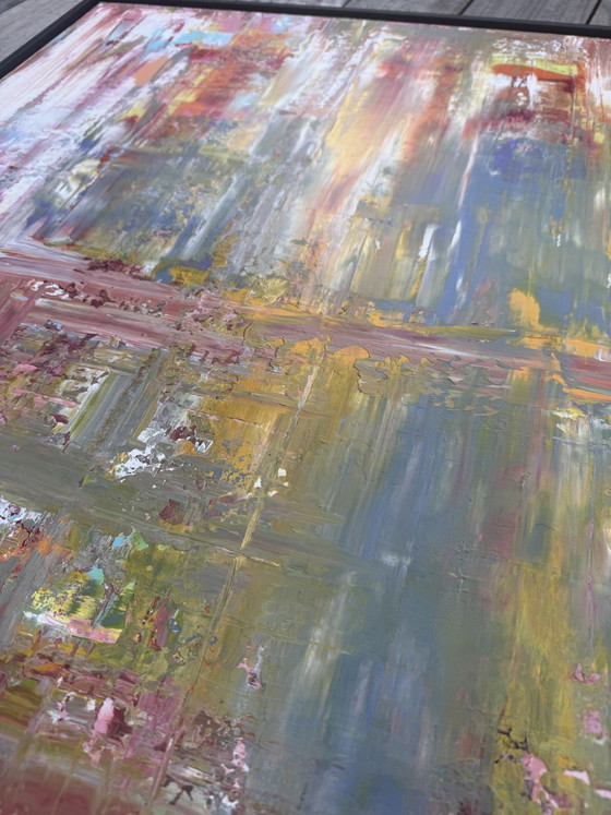 Image 1 of Peinture/Œuvre d'art 90x70 cm avec cadre flottant