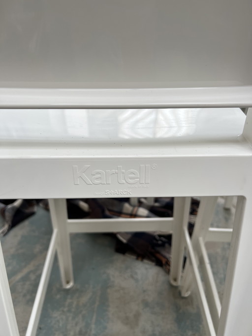 The Loyd High Table with Kartell bar stools