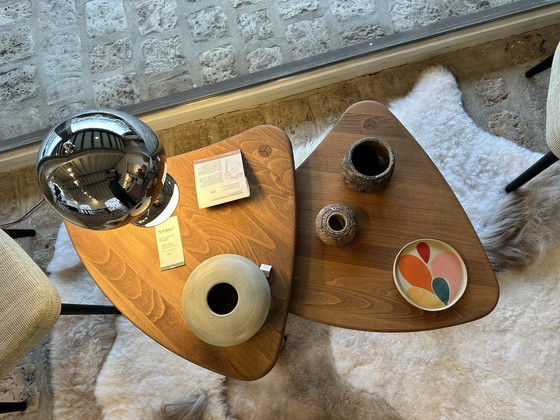 Image 1 of BOOMERANG COFFEE TABLE SET (2) SCANDINAVIAN '70s