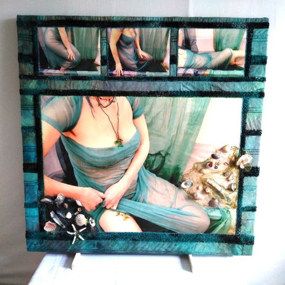 Image 1 of After the Bath; painting, directly from the artist