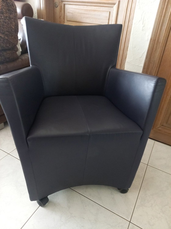 Image 1 of Montis Sitz lila/blau mit Rädern