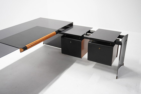 Image 1 of Escritorio ejecutivo modelo «Arcada» de Paolo Piva para B&amp;B, Italia, década de 1980