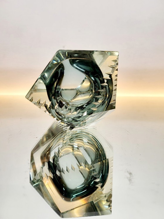 Image 1 of Vide poche Diamant, gefacetteerde, Somerso, Murano, Italia, años 60