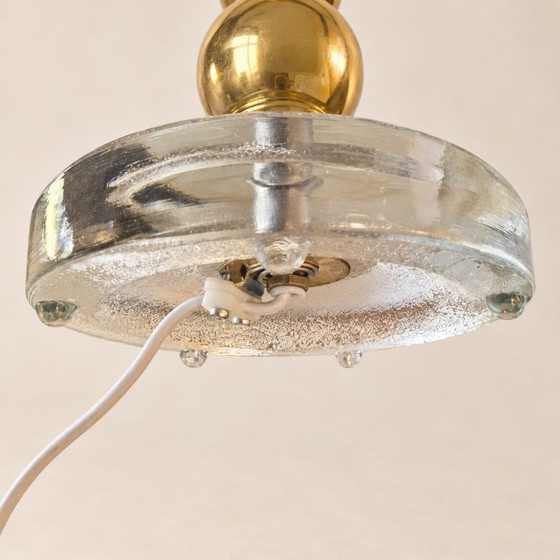 Lampe de table vintage suédoise en laiton et verre par Falkenbergs Belysning – FLB 6236 – Brass (photo 9 of 9)