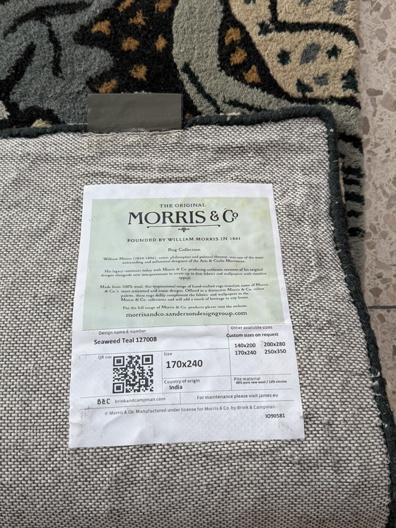 Image 1 of Alfombra Brink and Campman Morris & Co Seaweed Teal