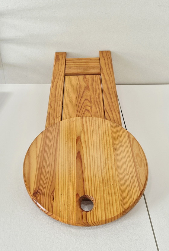 Image 1 of Design klapstoel, grenenhout, circa 1980