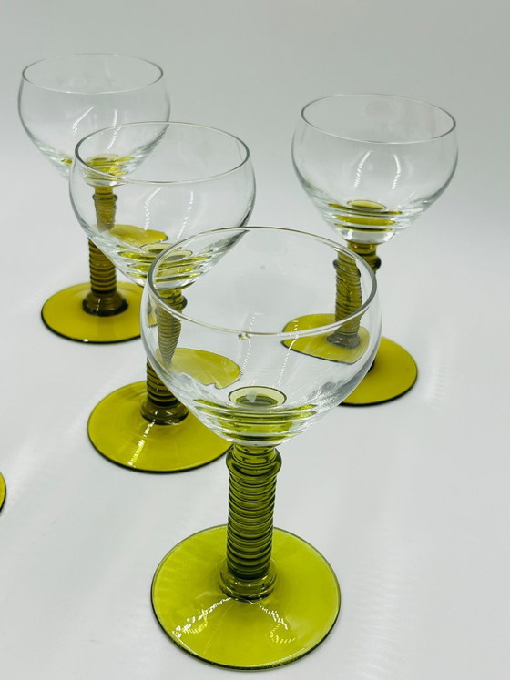 Lot de 5 Verres à Vin Roemer Verts – Verres et carafes, Glass (photo 4 of 12)