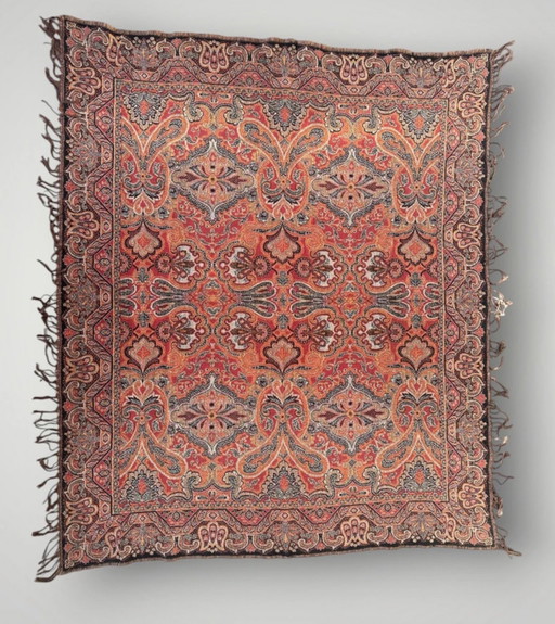 Kapstok doek kleed vintage art deco vintage Paisley patroon vloerkleed