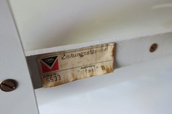 Image 1 of Zeitschriftenständer aus lackiertem Sperrholz von Opal Möbel, 1960er Jahre