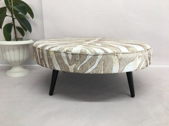 Image 1 of Tavolino da caffè, tavolo da lavoro in legno, tavolo resistente, pouf imbottito, panca Zebra, tavolo retrò (36 x 90 cm)