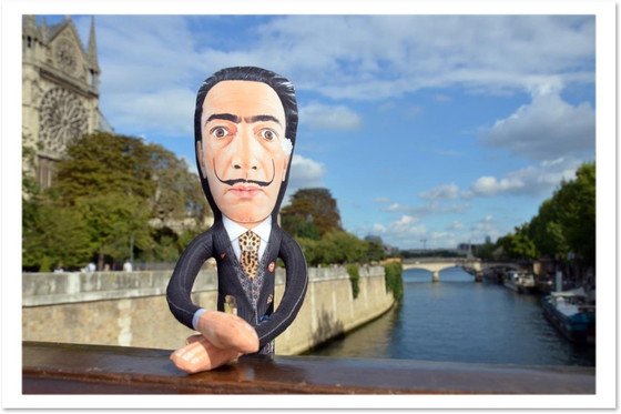 Image 1 of Surrealistische sculptuur van Salvador Dalí | Designer kunstpop | Surrealistisch kunstdecoratieobject