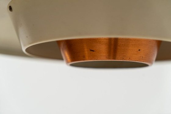 Image 1 of Striking Danish pendant light (Denmark, 1950s).