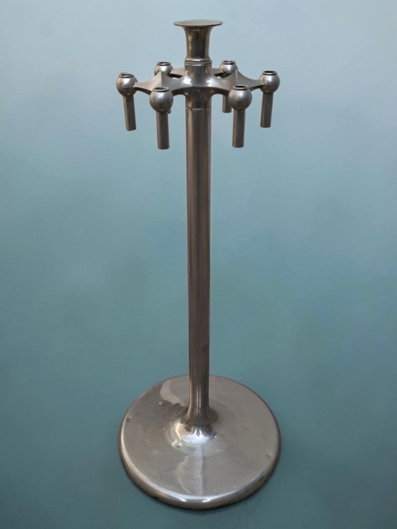 Portacandele Stoff Nagel con base grande – Metal, Chrome (photo 3 of 6)