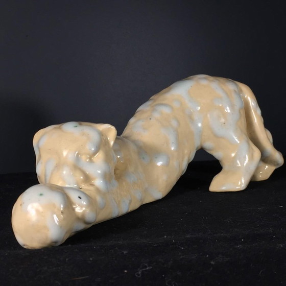 Sculptures de Panthère en Céramique Art Déco dans le style de Domien Ingels, années 1930 – Ceramic, Art Deco (photo 8 of 15)