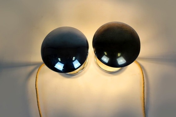 Image 1 of 2x Napako Chrome Table Lamps