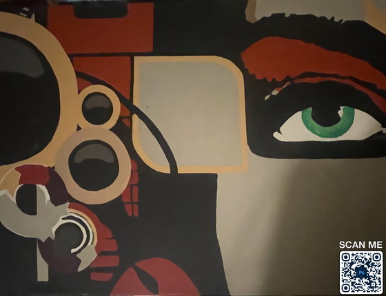 Image 1 of Schilderijen van onbekende kunstenaar 