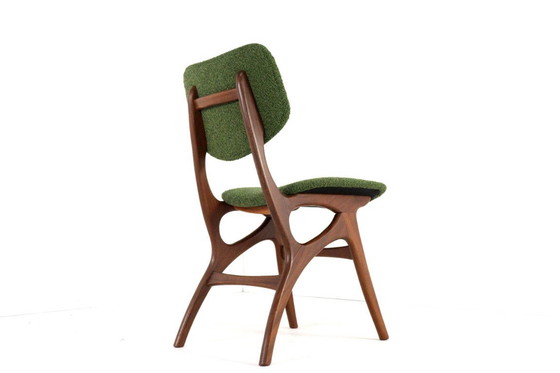 Image 1 of Ensemble de 4 chaises de salle à manger Pynock, style vintage, rembourrées