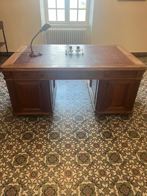 Gorgeous 2 sided antique desk