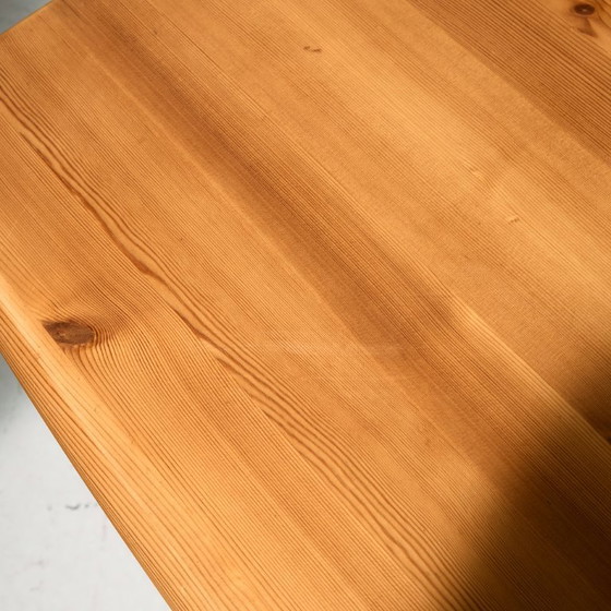 Image 1 of MK11071 Set da pranzo in pino di Rainer Daumiller per Hirtshals Savvaerk, set di 7 persone