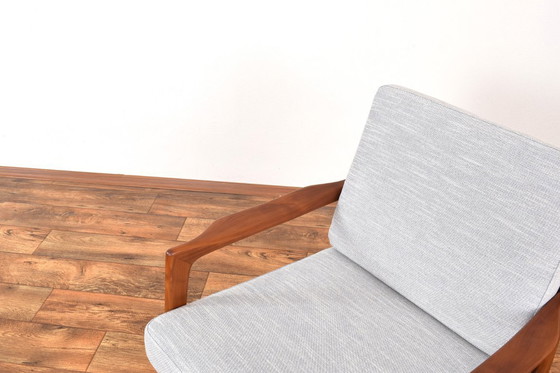 Image 1 of Loungefauteuil uit het midden van de 20e eeuw van Illum Wikkelsø, jaren 60.