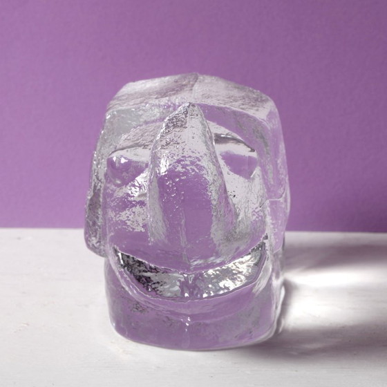 Image 1 of Elefante vintage in cristallo Skruf: scultura di Lars Hellsten, Svezia degli anni '70