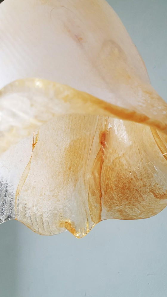 Image 1 of Set van 2 Vintage Murano hanglampen - Mid Century - Italy