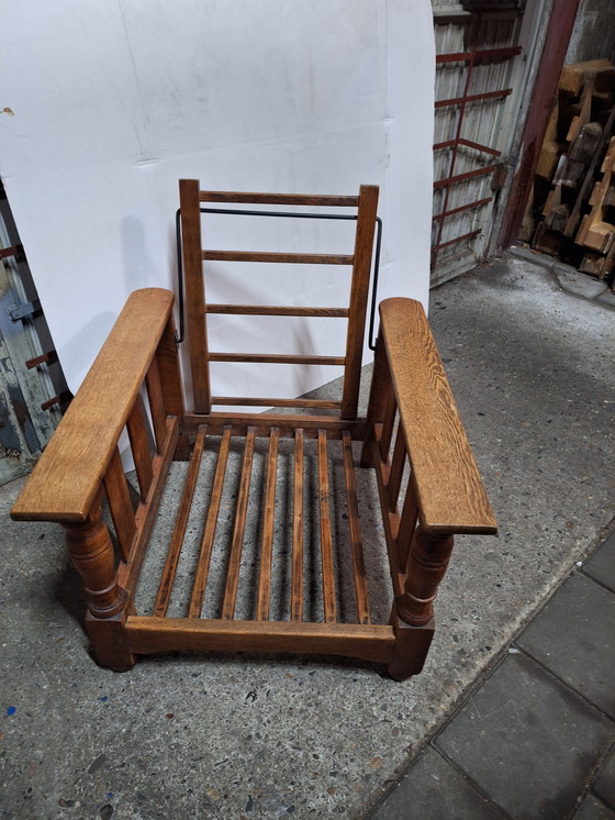 Image 1 of Sedia da fumo vintage in rovere