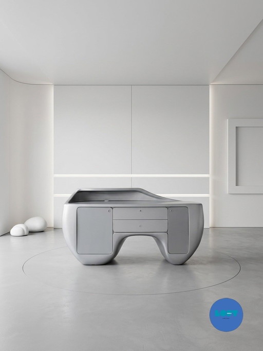 Space Age Desk Bancone Reception – bureau, Fiberglass