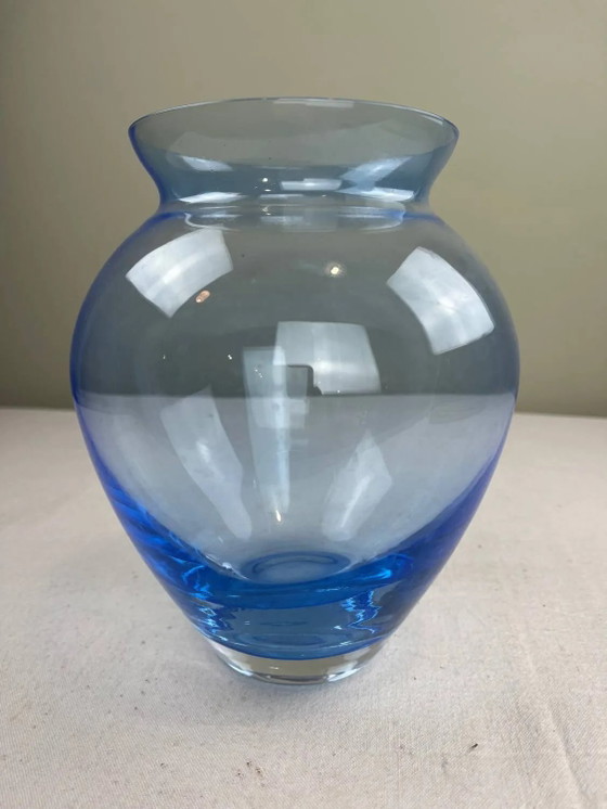 Jarrón azul azur – Jarrones, Crystal, Glass (photo 5 of 8)