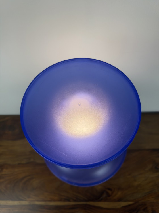 Vintage Bug-Shaped Lamp – Blue | Pop Art Design by Visualgram – Table lamps, Plastic, Metal (photo 6 of 10)