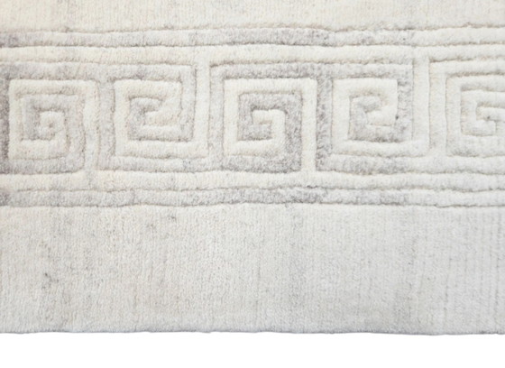 Image 1 of Hand-knotted modern oriental wool rug Cream Nepal 158x236cm