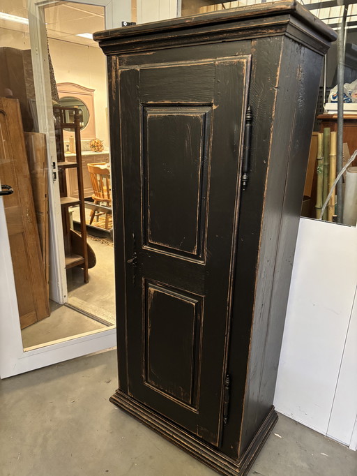 Antique Brocante single-door cabinet / sideboard / wardrobe