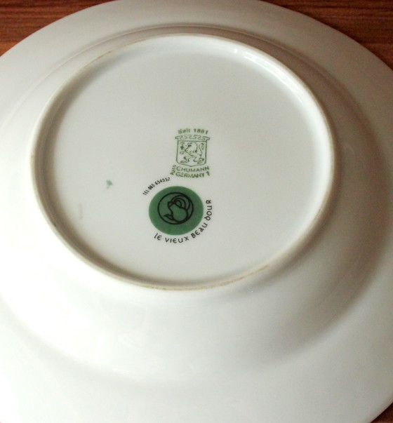 Image 1 of Mantequera redonda de porcelana de alta calidad - Schumann/Marked