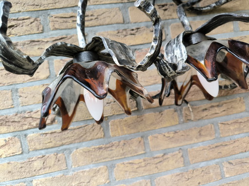 Lampada brutalista degli anni '70