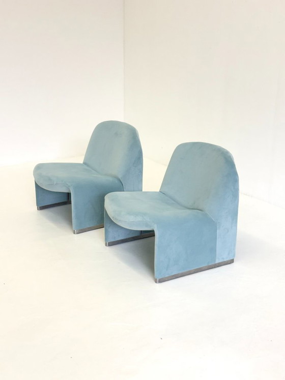Anonima Castelli Alky Fauteuil en Velours Bleu Bébé – Textile (photo 9 of 14)
