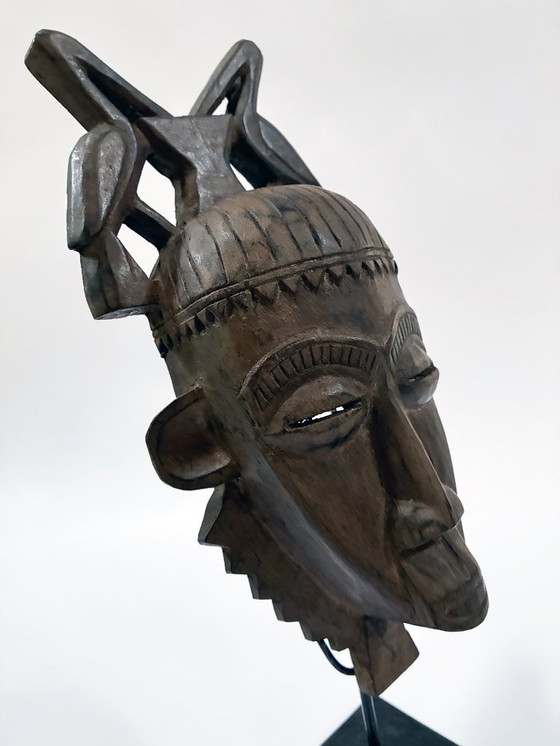 Image 1 of Afrikanische Stammeskunst • Baoulé-Maske • Elfenbeinküste • 1970