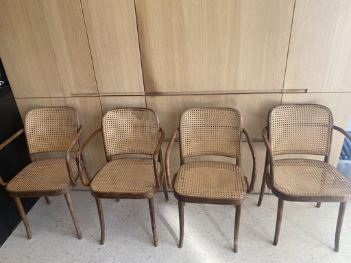 Set Of Four Thonet Chairs No. 811