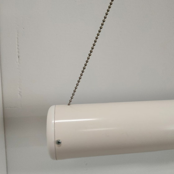 Image 1 of Vintage 1970s fluorescent 'Pop art style' tube ceiling light