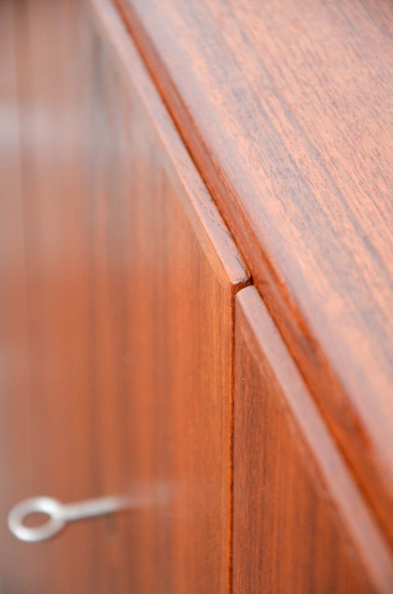 Image 1 of Børge Mogensen dressoir vintage teakhouten ladekast platenkast jaren 60