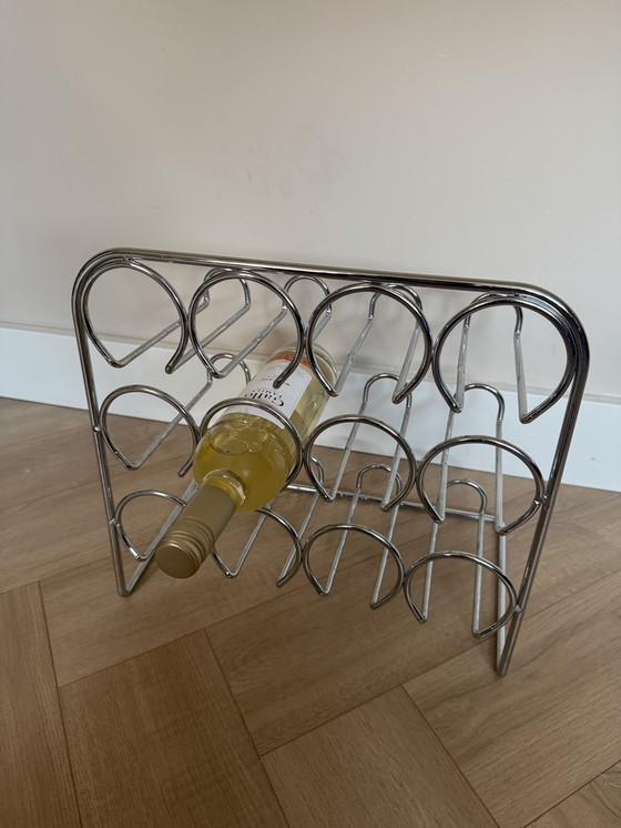 Image 1 of Wine rack chrome